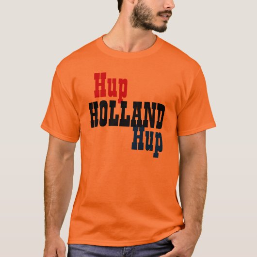Hup Holland Hup Oranje T-Shirt (Voorkant)