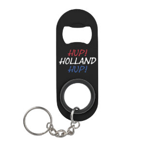 Hup Holland Hup overlay op NLD Vlag op bk bocnt Mini Flessenopener