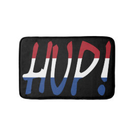 Hup overlaid op NLD Vlag op bk bmcnt Badmat