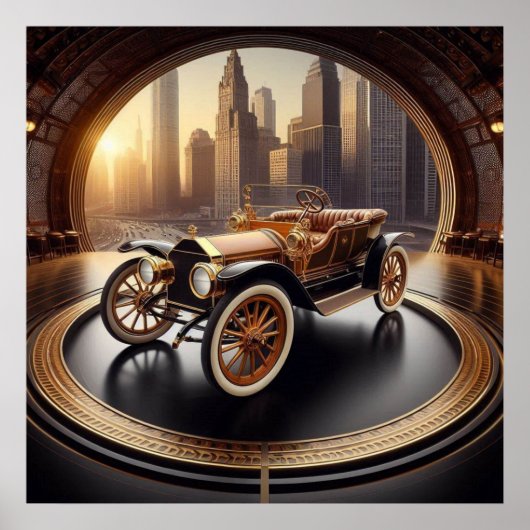 Hupmobile Model 20 Roadster 01X Poster (Voorkant)