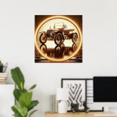 Hupmobile Model 20 Roadster 04X Poster (Thuiskantoor)