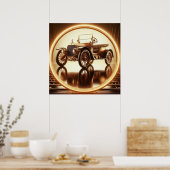 Hupmobile Model 20 Roadster 04X Poster (Keuken)