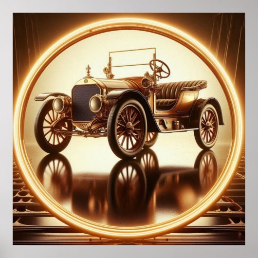 Hupmobile Model 20 Roadster 04X Poster (Voorkant)