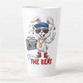 Huppel naar de Beat Latte Mok (Voorkant)