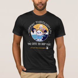 Huppelen door het leven t-shirt