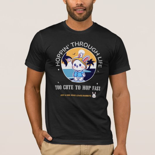 Huppelen door het leven t-shirt (Voorkant)
