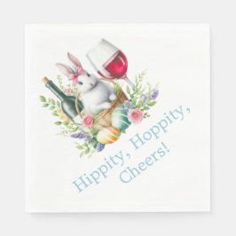 Huppity, Hoppity, Proost! Mooie Pasen Papieren Ser Servet