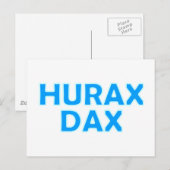 Hurax Dax bayerrisch Bayern Briefkaart (Voorkant / Achterkant)