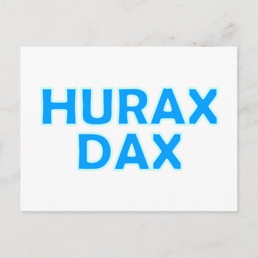 Hurax Dax bayerrisch Bayern Briefkaart (Voorkant)