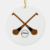 Hurbats en ball keramisch ornament (Voorkant)