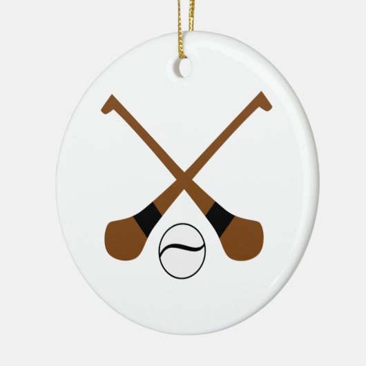 Hurbats en ball keramisch ornament (Links)
