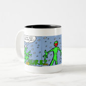 HURBI - Snowflake Mok (Voorkant links)