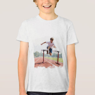 hurdle boy Tri-Blend shirt
