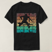 Hurdle Runner Hurdling Track and Field T-shirt (Design voorkant)