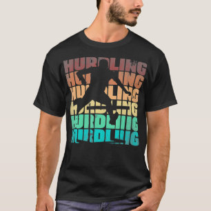 Hurdle Runner Hurdling Track and Field  T-shirt