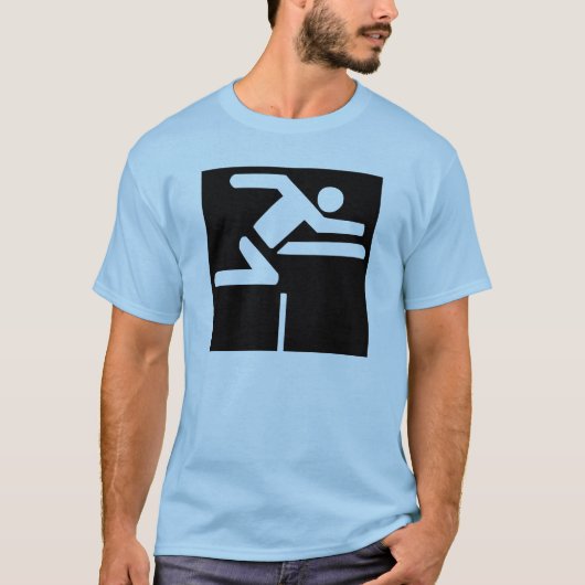 Hurdler (blok) t-shirt (Voorkant)