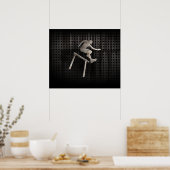 Hurdler; kool poster (Keuken)