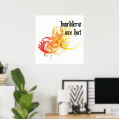 Hurdlers zijn hot poster (Thuiskantoor)