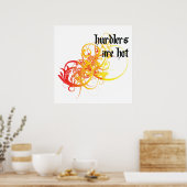 Hurdlers zijn hot poster (Keuken)