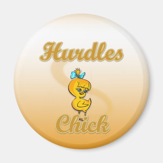 Hurdles Chick Magneet (Voorkant)