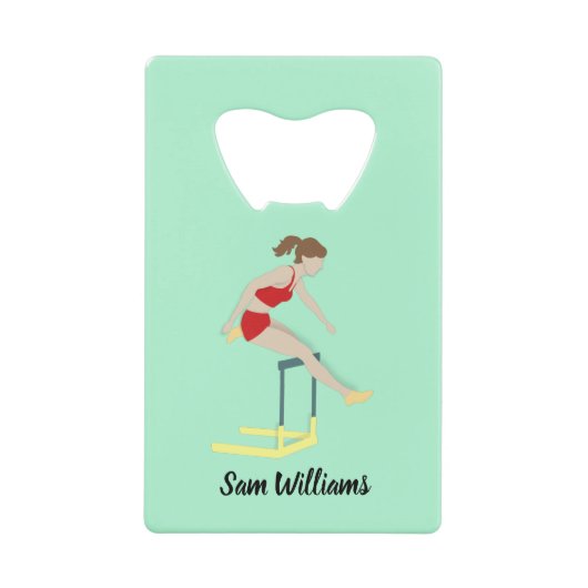 Hurdles Creditkaart Flessenopener (Voorkant)