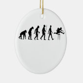 Hurdles Evolution ~ Track and Field T - shirts.png Keramisch Ornament (Rechts)