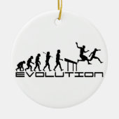 Hurdles Hurdler Sport Evolution Art Keramisch Ornament (Voorkant)
