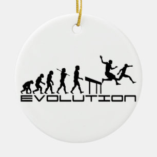 Hurdles Hurdler Sport Evolution Art Keramisch Ornament