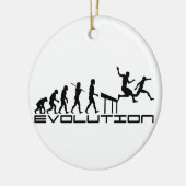 Hurdles Hurdler Sport Evolution Art Keramisch Ornament (Links)