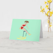 Hurdles Kaart (Gele Bloem)