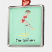 Hurdles Metalen Ornament (Links)