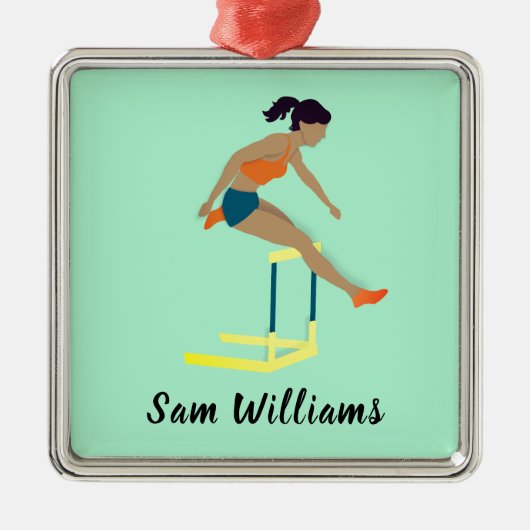 Hurdles Metalen Ornament (Voorkant)