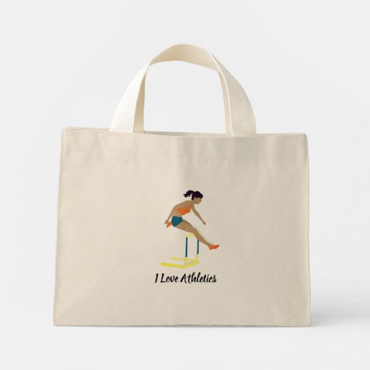 Hurdles Mini Tote Bag (Achterkant)