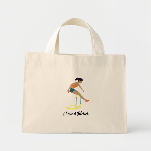 Hurdles Mini Tote Bag (Voorkant)