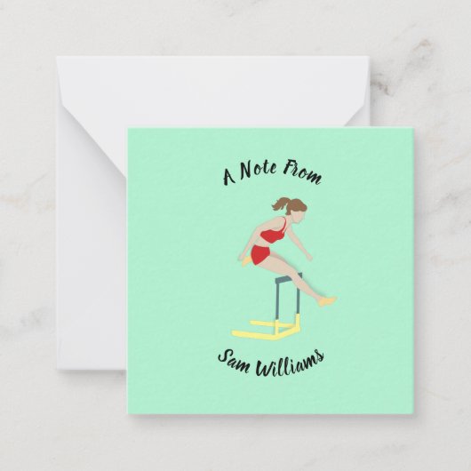 Hurdles Notitiekaartje (Voorkant)