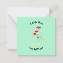 Hurdles Notitiekaartje