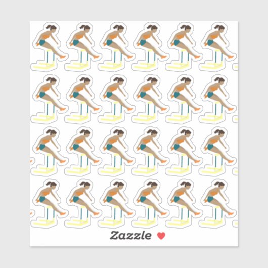 Hurdles Sticker (Vel)