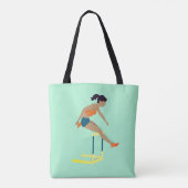 Hurdles Tote Bag (Achterkant)