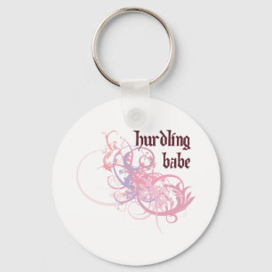 Hurdling Babe Sleutelhanger