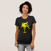 Hurdling - Geel T-shirt (Voorkant volledig)