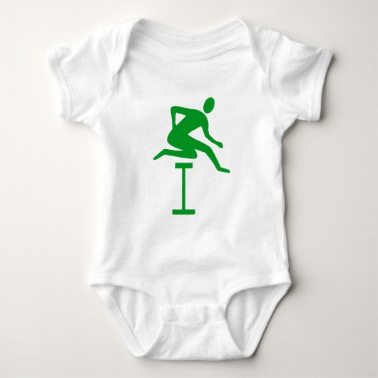 Hurdling - Gras Groen Romper (Voorkant)