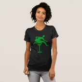 Hurdling - Groen gras T-shirt (Voorkant volledig)