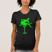 Hurdling - groen t-shirt (Voorkant)