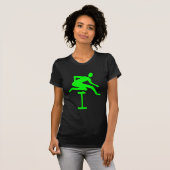 Hurdling - groen t-shirt (Voorkant volledig)