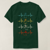 Hurdling Hurdle Runner Athletics Track and Field H T-shirt (Design voorkant)