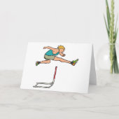 Hurdling Hurdles Kaart (Voorkant)