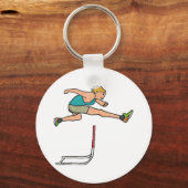 Hurdling Hurdles Sleutelhanger (Voorkant)