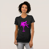 Hurdling - Magenta T-shirt (Voorkant volledig)