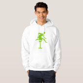 Hurdling - Martian Green Hoodie (Voorkant volledig)