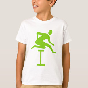 Hurdling - Martian Green T-shirt